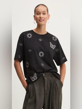 Desigual | Tarot T-Shirt w Sequin Motifs